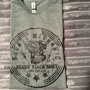 Gildan Green Badass Mechanic T-Shirt